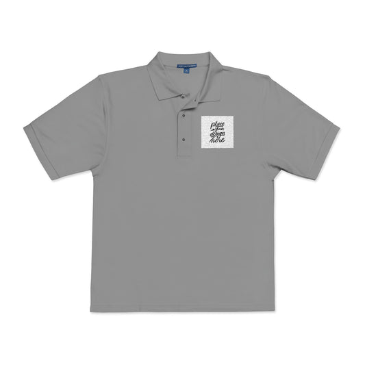 Motivational Embroidered Polo Shirt
