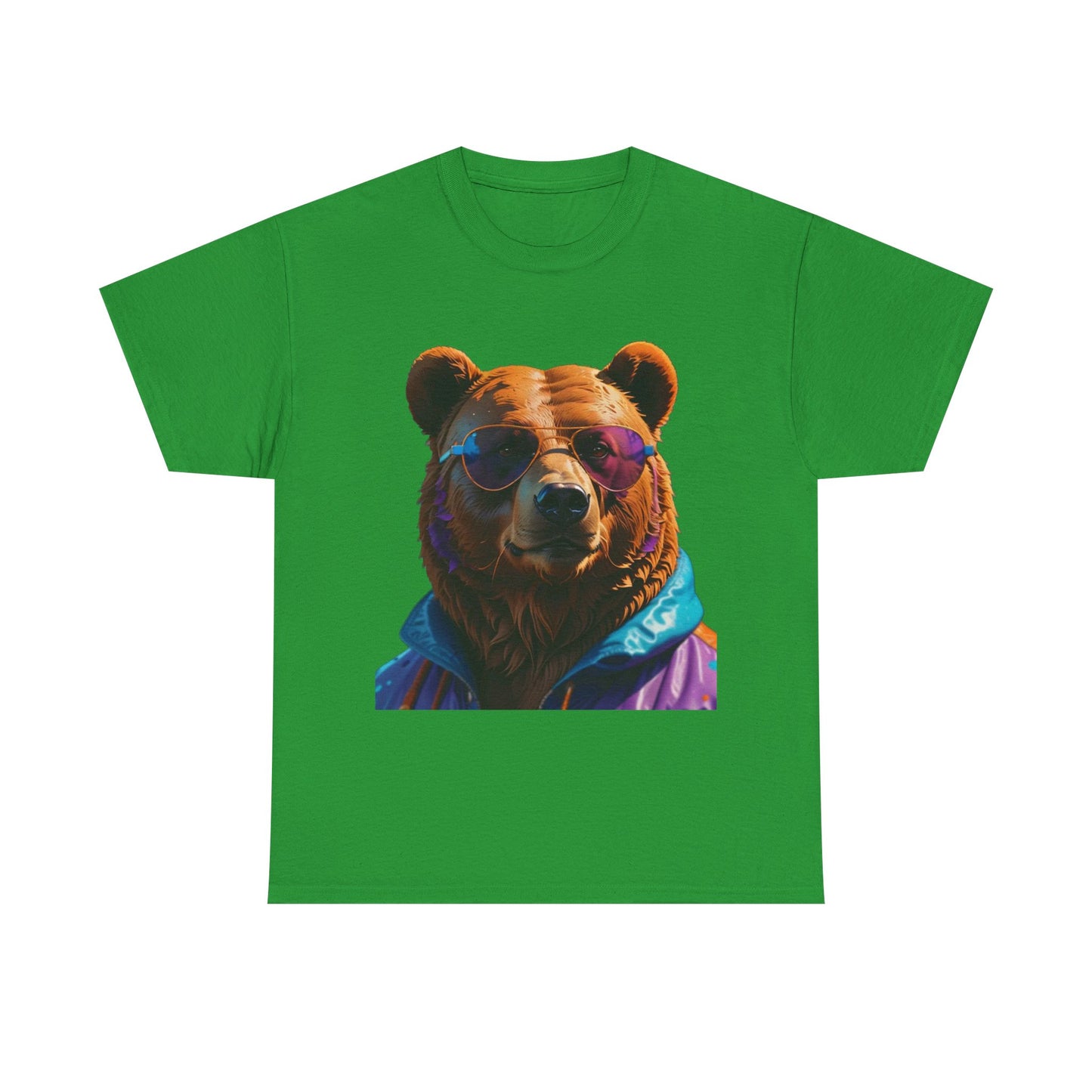 Cool Bear Unisex Heavy Cotton Tee - Retro Adventure Vibe