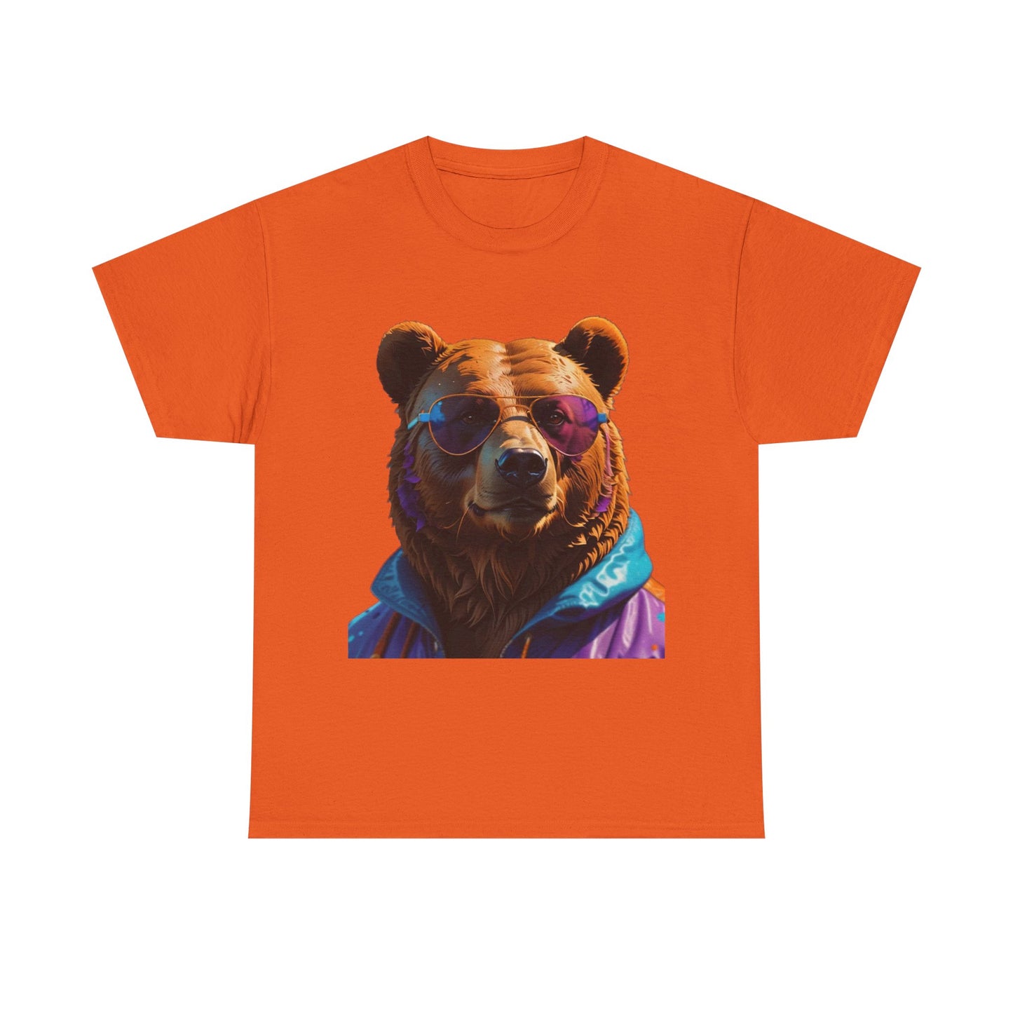 Cool Bear Unisex Heavy Cotton Tee - Retro Adventure Vibe